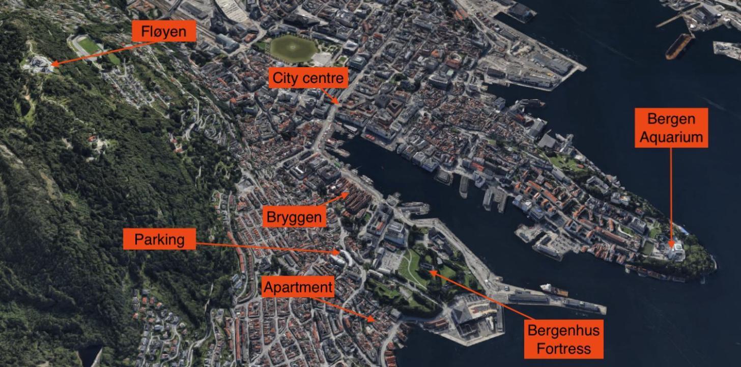 Lejlighed Modern Penthouse With A View - Behind Bryggen Bergen